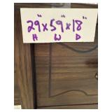 Vintage Signature Sewing Machine with Integrated Wood Cabinet