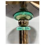 72" Tall Modern Floor Lamp with Chrome Finish and Glass Accents