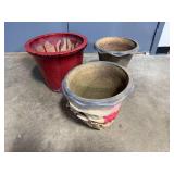 Set of Ceramic Planters