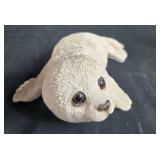 Animal Figurine Collection: Owl, Seal, and Carousel Pig