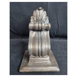 Pair of Ornate Bookends and Decorative Monkey Figurine Hook