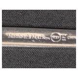 Set of Silverware and Crystal Decor Pieces