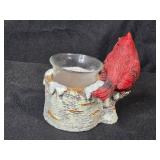 Holiday Figurine Collection with Snowman, Santa, and Cardinals