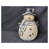 Holiday Figurine Collection with Snowman, Santa, and Cardinals