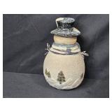 Holiday Figurine Collection with Snowman, Santa, and Cardinals