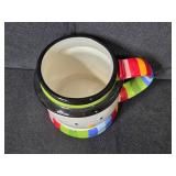 Holiday Decor Set with Snowmen Salt & Pepper, Mug & Candle Holder