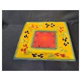 Assorted Kitchenware Collection with Ceramic Pot, Plate, and Woven Basket