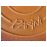 Assorted Kitchenware Collection with Ceramic Pot, Plate, and Woven Basket