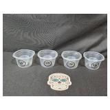 Assorted Drinkware Collection with Tumblers, Cups, and Tray