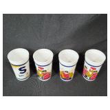 Assorted Drinkware Collection with Tumblers, Cups, and Tray