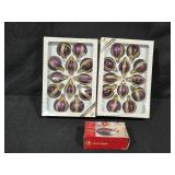 Christmas Ornament and Decor Collection with Cards and Lights