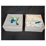 Vintage 1951 Calendar Commemorative Plate with Decorative Box - stand not inc