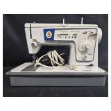 Singer Model 477 Zig-Zag Sewing Machine with Instruction Manual & Accessories