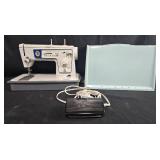 Singer Model 477 Zig-Zag Sewing Machine with Instruction Manual & Accessories