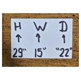 Steel Two-Drawer Filing Cabinet