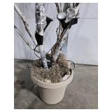 Decorative Natural Birch Branch Arrangement with Integrated Lights