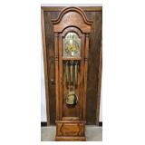 Howard Miller Grandfather Clock with Tempus Fugit Dial - needs maintenance