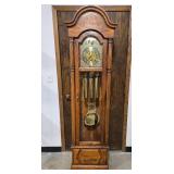 Howard Miller Grandfather Clock with Tempus Fugit Dial - needs maintenance