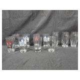 Set of Assorted Themed Pint Glasses