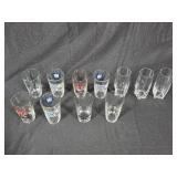 Set of Assorted Themed Pint Glasses
