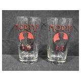 Set of Assorted Themed Pint Glasses