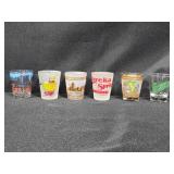 Set of Assorted Souvenir Shot Glasses