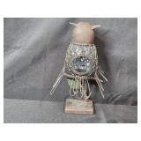 Decorative Animal Figurine Collection with Owl, Fox, and Puma