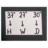 Vintage Brown Upholstered Armchair with Tufted Back