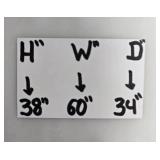 Vintage Loveseat with Floral Pattern Upholstery