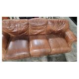 Brown Leather Sofa