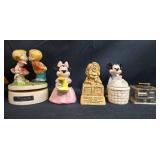 Collection of Assorted Decorative Figurines and Keepsakes