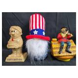 Collection of Assorted Decorative Figurines and Keepsakes