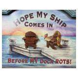 Beachcombers 2009 Decorative Wall Art Sign