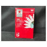 Holiday Lighting and Ornament Set with Ribbon Net Lights and Glass Ornaments