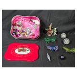 Assorted Holiday Ornament Collection in Cookie Tin