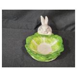 Easter Bunny Decor Collection including Rabbit Figurines and Decorative Baskets