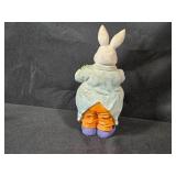 Easter Bunny Decor Collection including Rabbit Figurines and Decorative Baskets