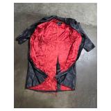 Pair of Leather Trench Coats - Black and Brown