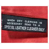 Pair of Leather Trench Coats - Black and Brown