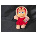 Collection of Vintage Decorative Figurines and Baby Miss Piggy Plush