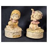 Collection of Vintage Decorative Figurines and Baby Miss Piggy Plush
