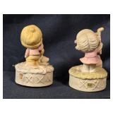 Collection of Vintage Decorative Figurines and Baby Miss Piggy Plush