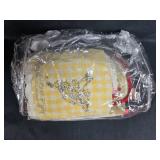 Vacuum-Sealed Set of 3 Home Linens including Shower Curtain