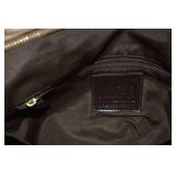 Coach Canvas Handbag with Leather Accents