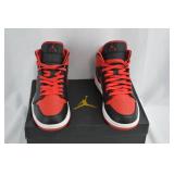 Nike Air Jordan 1 Mid Red Bred 2022