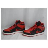 Nike Air Jordan 1 Mid Red Bred 2022