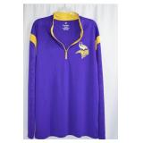 Fanatics Minnesota Vikings Zip Front Pull Over, XL