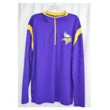 Fanatics Minnesota Vikings Zip Front Pull Over, XL