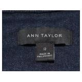 Ann Taylor Crop Trousers and Denim Jacket, Size 12