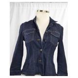 Ann Taylor Crop Trousers and Denim Jacket, Size 12